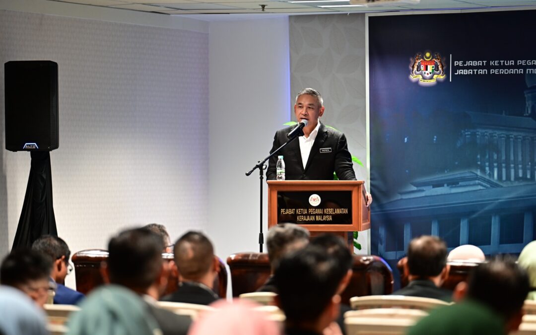 Majlis Amanat Ybhg. Datuk Ketua Pengarah Keselamatan Kerajaan Bersama Waran Pejabat Ketua Pegawai Keselamatan Kerajaan Malaysia Bagi Tahun 2025