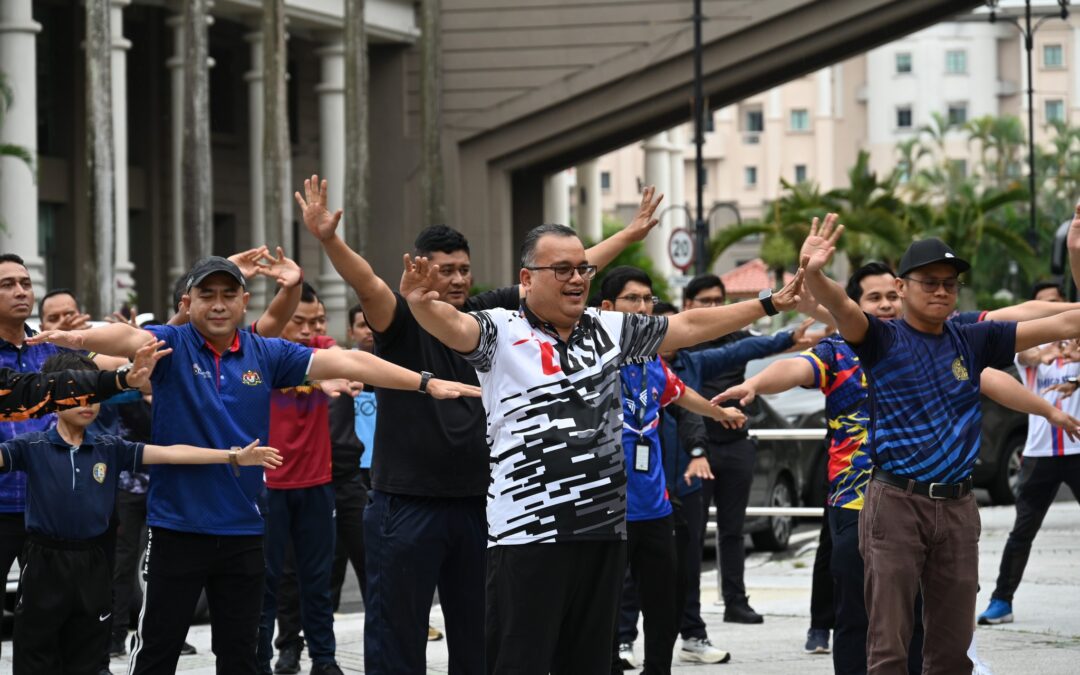 Kesihatan & Keselamatan Bergerak Seiring! Latihan Jasmani CGSO Bersama Seksyen Keselamatan, Bahagian Khidmat Pengurusan, Jabatan Perdana Menteri