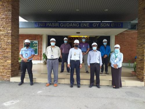 Lawatan Naziran Keselamatan Oleh Pengarah Keselamatan Kerajaan Negeri Johor Di Stesen Janaelektrik Sultan Iskandar, Pasir Gudang (Oktober)