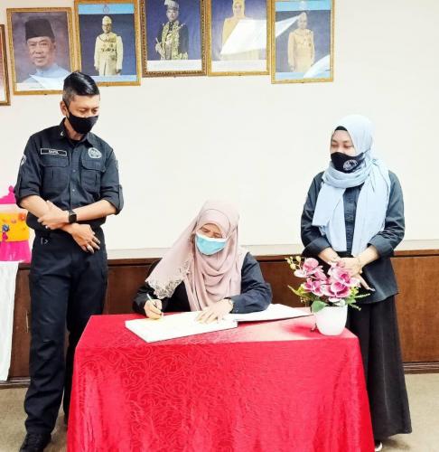 Lawatan kerja Timbalan Ketua Pengarah (Operasi) CGSO Malaysia ke atas Pengarah Pejabat CGSO Negeri Kelantan dan kakitangan CGSO Negeri Kelantan di Pejabat CGSO Negeri Kelantan