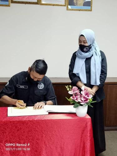 Lawatan kerja Timbalan Ketua Pengarah (Operasi) CGSO Malaysia ke atas Pengarah Pejabat CGSO Negeri Kelantan dan kakitangan CGSO Negeri Kelantan di Pejabat CGSO Negeri Kelantan