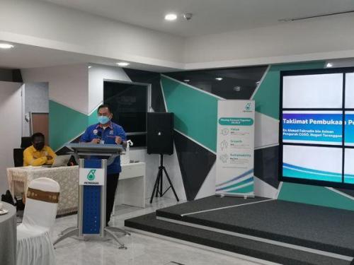 YBrs. Pengarah CGSO Terengganu bersama Tim JKPKSP telah melaksanakan Pemeriksaan Keselamatan Sasaran Penting ke atas Instalasi di Tanjung Sulong, Kemaman milik PETRONAS