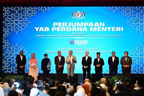 Perjumpaan YAB Perdana Menteri Bersama Warga Jabatan Perdana Menteri bagi Bulan April Tahun 2025