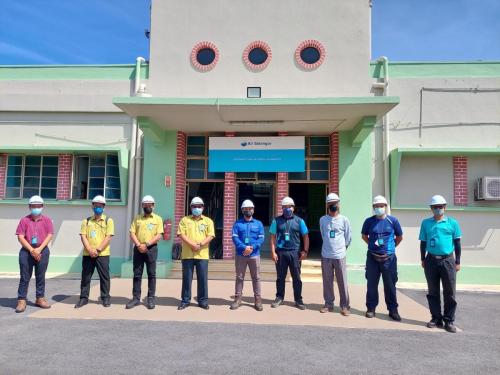 YBrs. Pengarah CGSO Selangor bersama Tim JKPKSP telah melaksanakan Pemeriksaan Keselamatan Sasaran Penting dan Kawasan Larangan & Tempat Larangan ke atas Empangan dan Loji Rawatan Air milik AIR Selangor