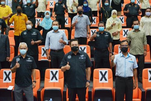 Majlis Penyerahan Projek Menaik Taraf Pusat Latihan Keselamatan Perlindungan Malaysia (PLKPM) Fasa 2 bertempat di Auditorium PLKPM