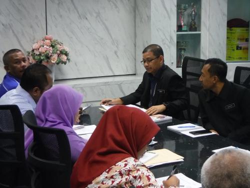 Pemeriksaan Inspektorat Keselamatan Perlindungan Pejabat Tanah Dan Galian Negeri Johor pada 20 Januari 2020
