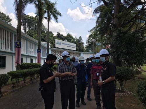 Pemeriksaan Sasaran Penting KPKK WPKL di Loji Air Bukit Nanas pada 26.8.2020