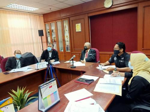 Pemeriksaan Keselamatan Sasaran Penting Oleh Pengarah Keselamatan Kerajaan Negeri Johor Di Kompleks Penerangan & Penyiaran Sultan Iskandar, Johor