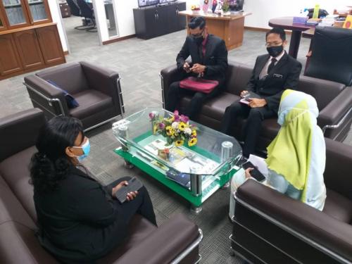 Majils Penyampaian Sijil Anugerah Khas Keselamatan Perlindungan (AKKP) Tahun 2019 Oleh Pengarah Keselamatan Kerajaan Negeri Johor Kepada Pengarah Jabatan Pendaftaran Negara (JPN) Negeri Johor.