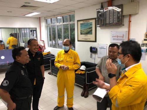 Lawatan Rasmi Dan Pemeriksaan Keselamatan Timbalan Ketua Setiausaha Kanan Jabatan Perdana Menteri Bersama Tim Naziran Sasaran Penting Ke Sabah Gas Terminal (SBGAST) Gayang, Tuaran, Sabah Pada 24 Julai 2020