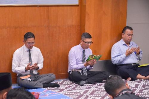 Majlis Bacaan Yasin Bulanan anjuran KESKEB CGSO dan Sumbangan Kurma oleh Ketua Pengarah Keselamatan Kerajaan merangkap Penaung KESKEB CGSO.