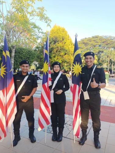 Penglibatan Pegawai CGSO Sempena Raptai Penuh Perbarisan Sambutan Hari Kebangsaan Malaysia Tahun 2023