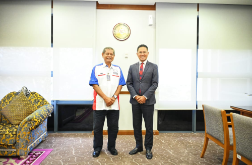 YBrs.Ketua Pengarah CGSO telah menerima kunjungan hormat oleh YBhg. Tan Sri Mahmood bin Adam, Pesuruhjaya EAIC