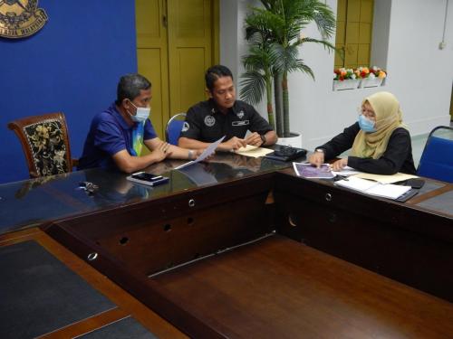 Perbincangan Keselamatan Ybrs Encik Zainor Bin Zailan, Pengarah Keselamatan Kerajaan Negeri Johor Di Bahagian Pengurusan, Ibu Pejabat Polis Kontinjen Johor Pada 24 Disember 2020
