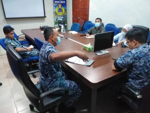 Perbincangan Berkaitan Keselamatan Di Stesen Radar Bukit Lunchu Masai, Johor Darul Ta'zim Pada 29 Disember 2020