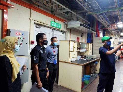 Pemeriksaan Keselamatan Sasaran Penting Oleh Pengarah Keselamatan Kerajaan Negeri Johor Di Stesen Radar Bukit Lunchu Masai, Johor