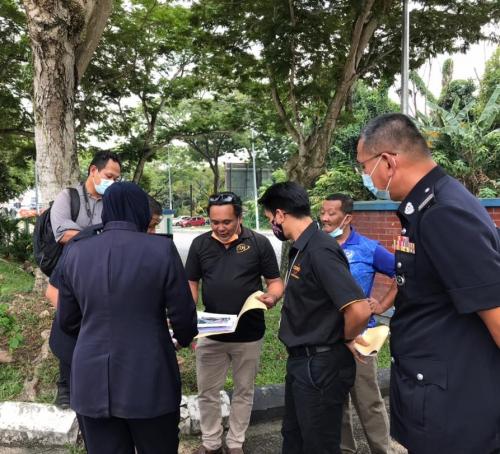 Lawatan Pejabat KPKK WPKL bersama JUPEM Pemeriksaan KLTL di IPD Cheras