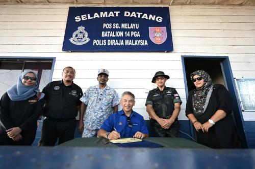 Lawatan dan Tinjauan Keselamatan YBhg. Datuk Ketua Pengarah Keselamatan Kerajaan ke Pulau Sebatik, Tawau, Sabah