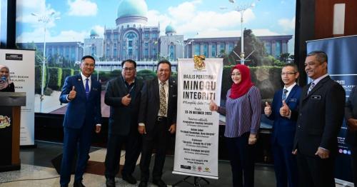Majlis Perasmian Minggu Integriti Kompleks Setia Perdana (MIKSP) Tahun 2023