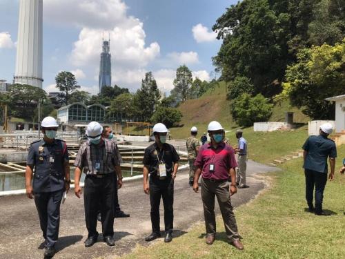 Pemeriksaan Sasaran Penting KPKK WPKL di Loji Air Bukit Nanas pada 26.8.2020