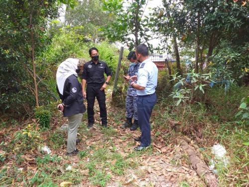 Pemeriksaan keselamatan diketuai oleh YBrs. Tuan Zainor bin Zailan, Pengarah Keselamatan Kerajaan Negeri Johor di Masai, Johor