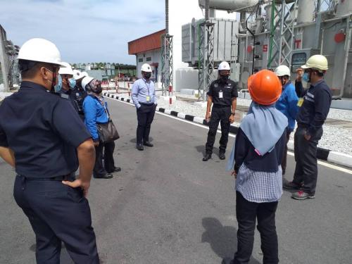 Pemeriksaan Keselamatan Sasaran Penting Oleh Pengarah Keselamatan Kerajaan Negeri Johor Di Pencawang Masuk Utama (PMU) Plentong Johor Bahru