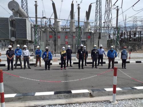 Pemeriksaan Keselamatan Sasaran Penting Oleh Pengarah Keselamatan Kerajaan Negeri Johor Di Pencawang Masuk Utama (PMU) Plentong Johor Bahru