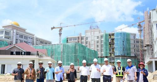 Lawatan YBhg. Dato’ Ketua Pengarah Keselamatan Kerajaan ke Projek Pembinaan Bangunan Gunasama (BGS) Persekutuan Kota Bharu Tunjong, Kelantan