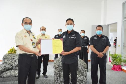 Majlis Penyerahan Projek Menaik Taraf Pusat Latihan Keselamatan Perlindungan Malaysia (PLKPM) Fasa 2 bertempat di Auditorium PLKPM
