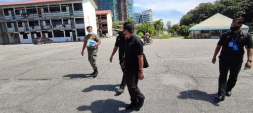 Pemeriksaan Keselamatan Perlindungan Fizikal Kawasan Larangan Di Markas  2 Briged, Ipoh