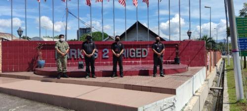 Pemeriksaan Keselamatan Perlindungan Fizikal Kawasan Larangan Di Markas  2 Briged, Ipoh