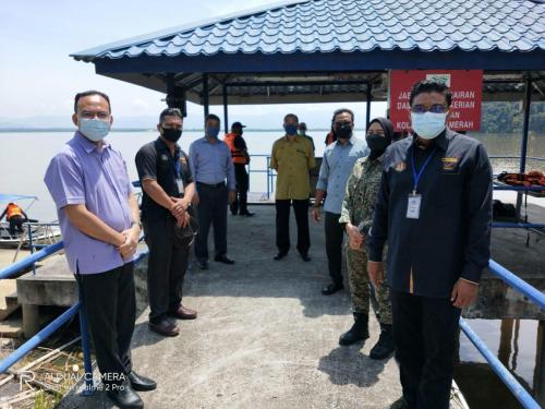 Jawatankuasa Kecil Pemeriksaan Keselamatan (JKPK) Sasaran Penting Negeri Perak yang di ketuai oleh Pengarah CGSO Negeri Perak telah melaksanakan pemeriksaan keselamatan instalasi Sasaran Penting Negara