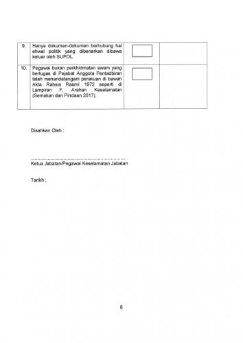 Surat Edaran Ketua Pengarah Keselamatan Kerajaan Bilangan 2 Tahun 2021 MS:12