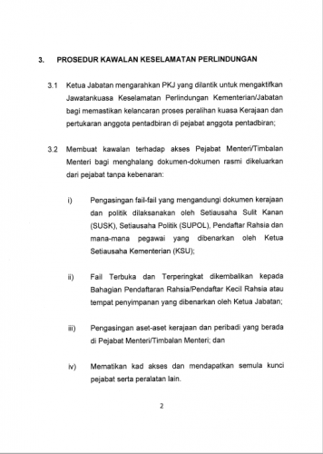 Surat Edaran Ketua Pengarah Keselamatan Kerajaan Bilangan 2 Tahun 2021 MS:6