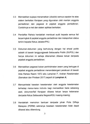 Surat Edaran Ketua Pengarah Keselamatan Kerajaan Bilangan 2 Tahun 2021 MS:7