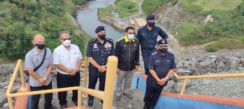 LAWATAN KERJA PENGARAH CGSO PERAK BERSAMA KETUA POLIS PERAK KE SASARAN PENTING DI DAERAH HULU PERAK