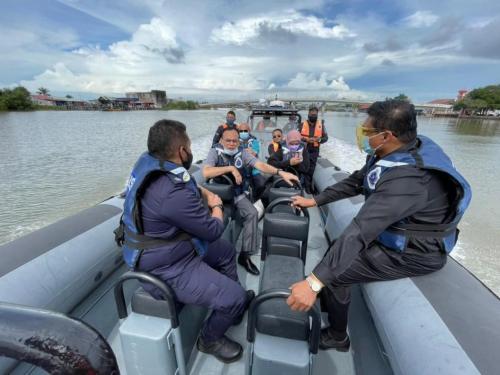 Pemeriksaan Keselamatan Perlindungan Fizikal Kawasan Larangan Di Markas  Pasukan Polis Marin 