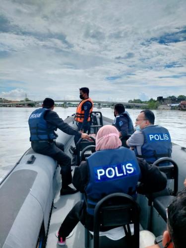 Pemeriksaan Keselamatan Perlindungan Fizikal Kawasan Larangan Di Markas  Pasukan Polis Marin 