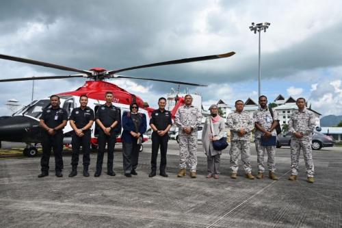 YBrs. Ketua Pengarah Keselamatan Kerajaan (CGSO), telah mengadakan tinjauan keselamatan bersama Tim Naziran Sasaran Penting di Remote Sensor Site (RSS) Pulau Perak Langkawi, Kedah.