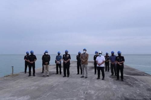Pengarah CGSO Negeri Perak bersama Ketua Polis Perak telah melaksanakan lawatan kerja ke instalasi Sasaran Penting negara di Daerah Manjung, Perak