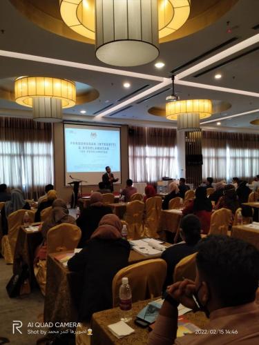 PTM anjuran FRIM yang diadakan kali ini telah menjemput penceramah daripada CGSO untuk menyampaikan taklimat bertajuk Pengurusan Keselamatan Perlindungan