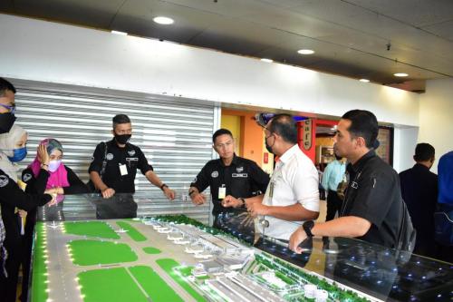 Ketua Pengarah Keselamatan Kerajaan Malaysia (CGSO), telah mengadakan lawatan kerja rasmi dan tinjauan keselamatan