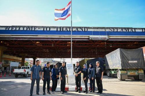 YBrs. Tuan Rahimi bin Ismail, Ketua Pengarah Keselamatan Kerajaan Malaysia (CGSO), telah mengadakan lawatan kerja rasmi dan tinjauan keselamatan di sempadan Negara, Negeri Kedah