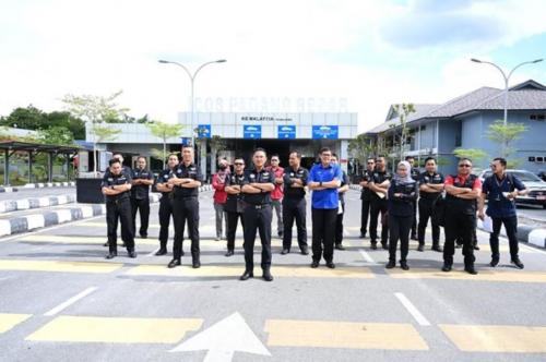 YBrs. Ketua Pengarah Keselamatan Kerajaan Malaysia (CGSO), telah mengadakan lawatan kerja rasmi dan tinjauan keselamatan bersama Tim Naziran Sasaran Penting di sempadan Negara, Negeri Perlis