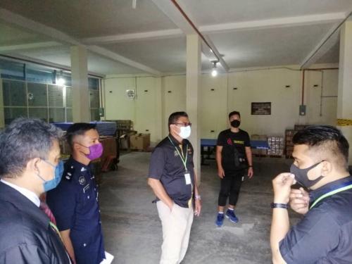 Pemeriksaan Keselamatan Perlindungan Fizikal Kawasan Larangan Dan Tempat Larangan Di Briged Utara Pasukan Gerakan Am (PGA), Ulu Kinta, Ipoh, Perak
