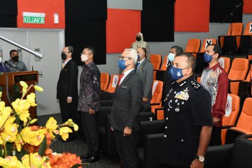 YDH CP Dato’ Ayob Khan menyampaikan ceramah berkaitan "Integriti Dalam Menjaga Kerahsian Kerajaan" di Institut Latihan Keselamatan Perlindungan Malaysia (ILKEM)
