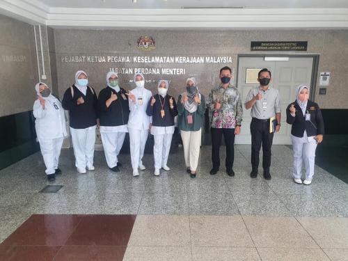 Kempen Derma Darah KESKEB CGSO bertempat di Lobi Aras 1, Kompleks Setia Perdana, Putrajaya