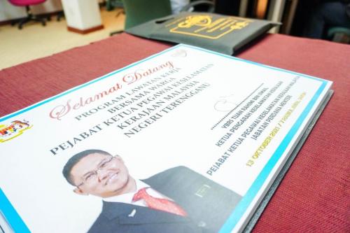 Lawatan Kerja Ketua Pengarah CGSO ke CGSO Terengganu