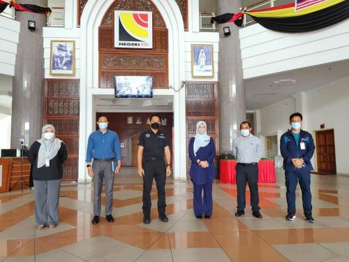 Pejabat CGSO N9 telah melaksanakan pemeriksaan keselamatan Sasaran Penting dan khidmat nasihat fizikal dibawah sektor penyiaran di Seremban, Negeri Sembilan.