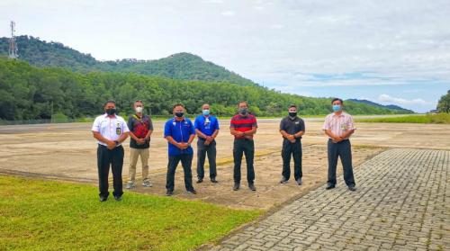 Pemeriksaan Kawasan Larangan dan Pemeriksaan Inspektorat Keselamatan Mengejutke atas jabatan-jabatan Kerajaan di Kampung Baru Pulau Redang